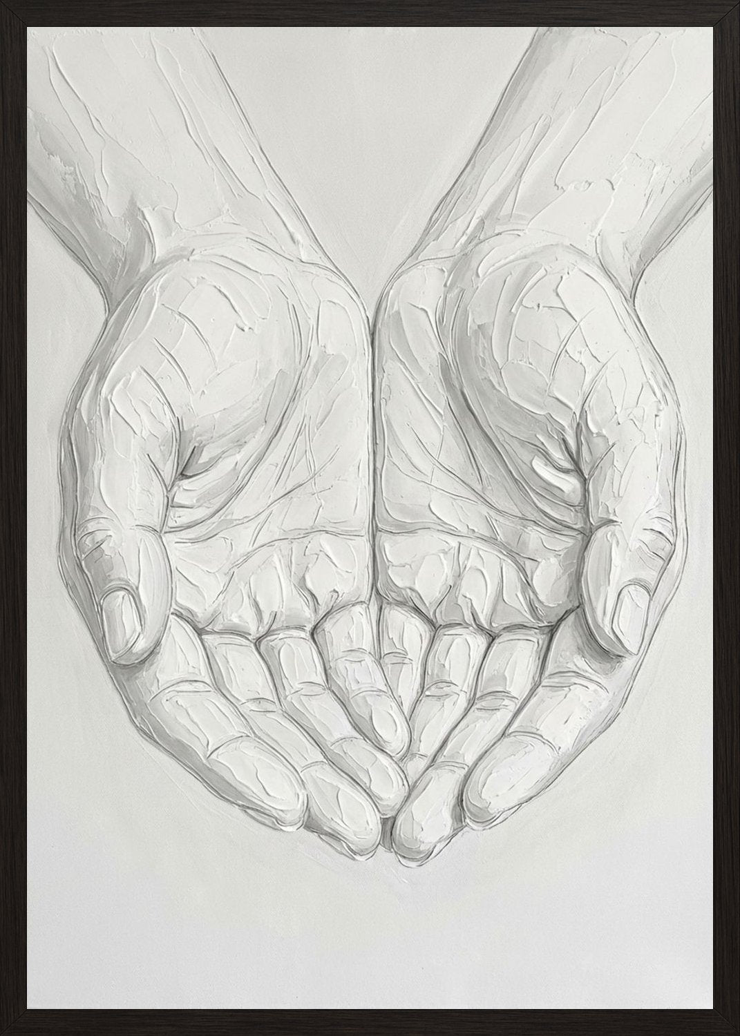 Poster in black frame