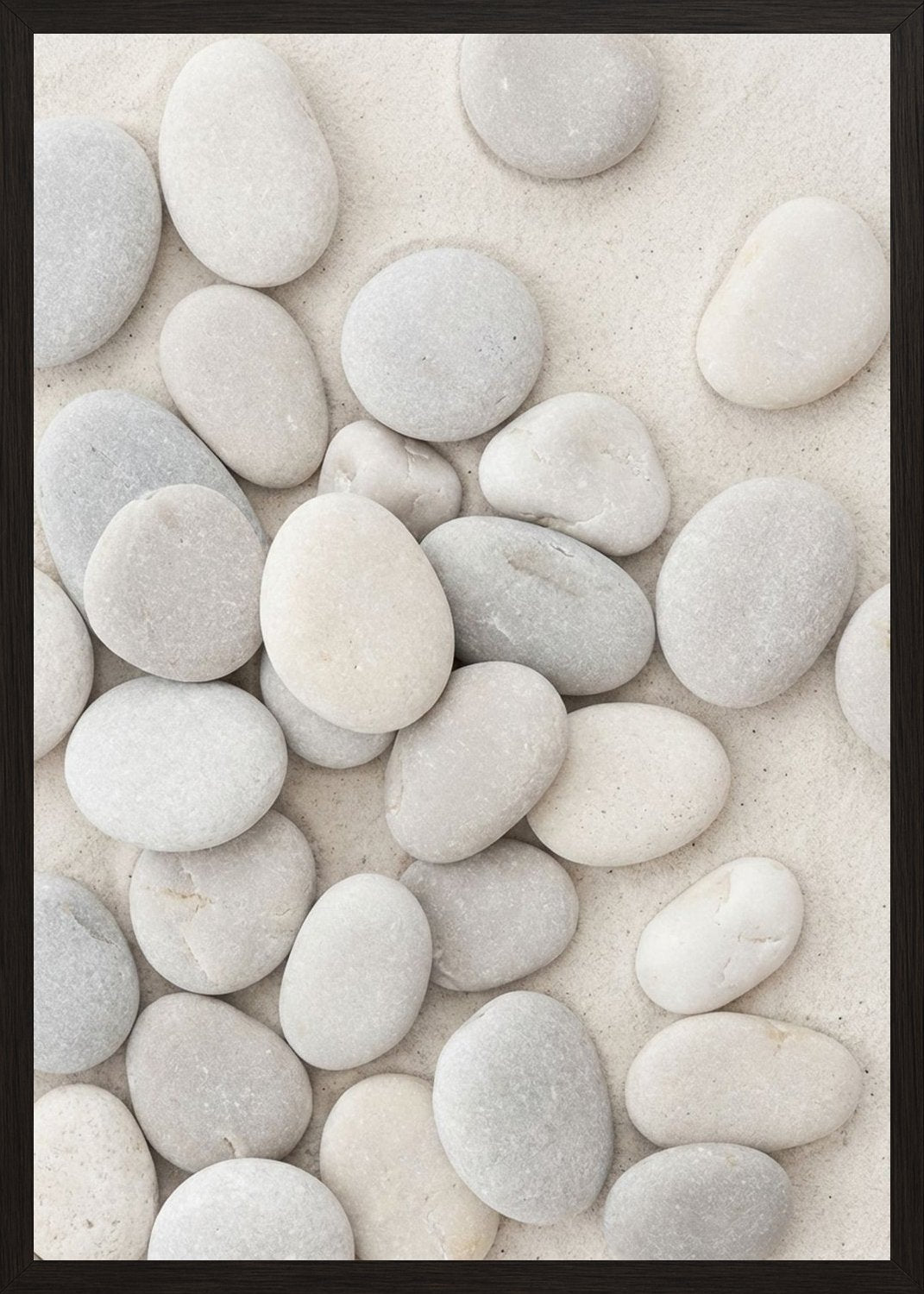 Poster in black frame