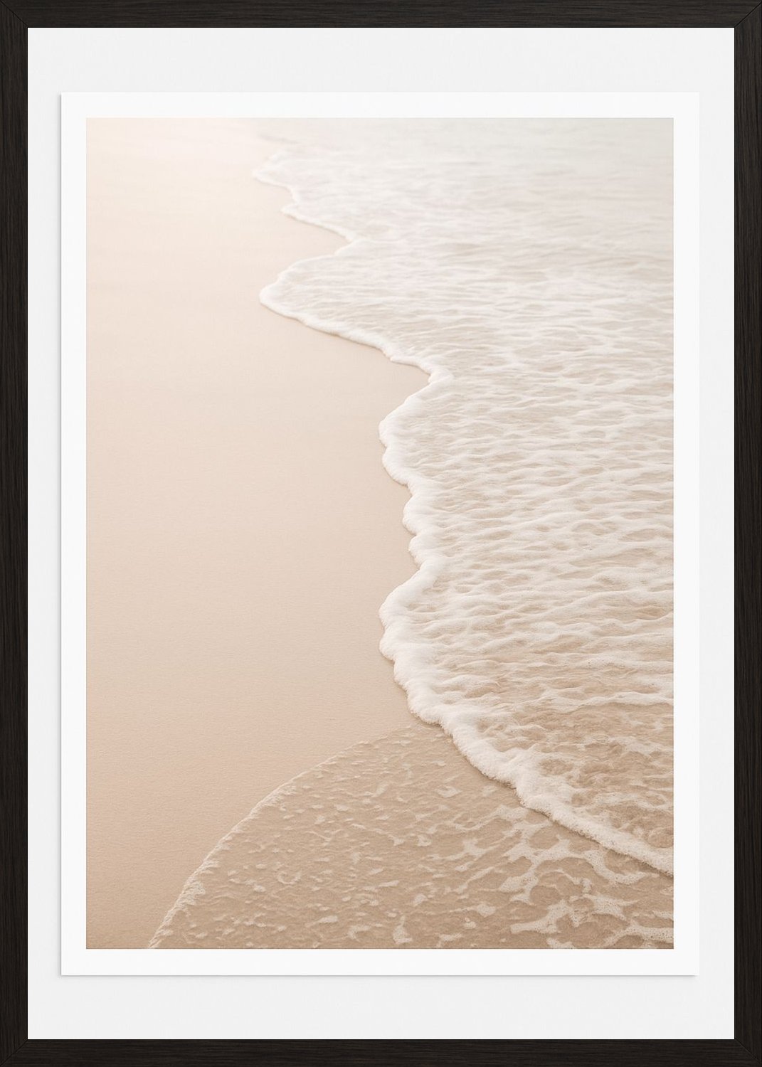 Poster in black frame