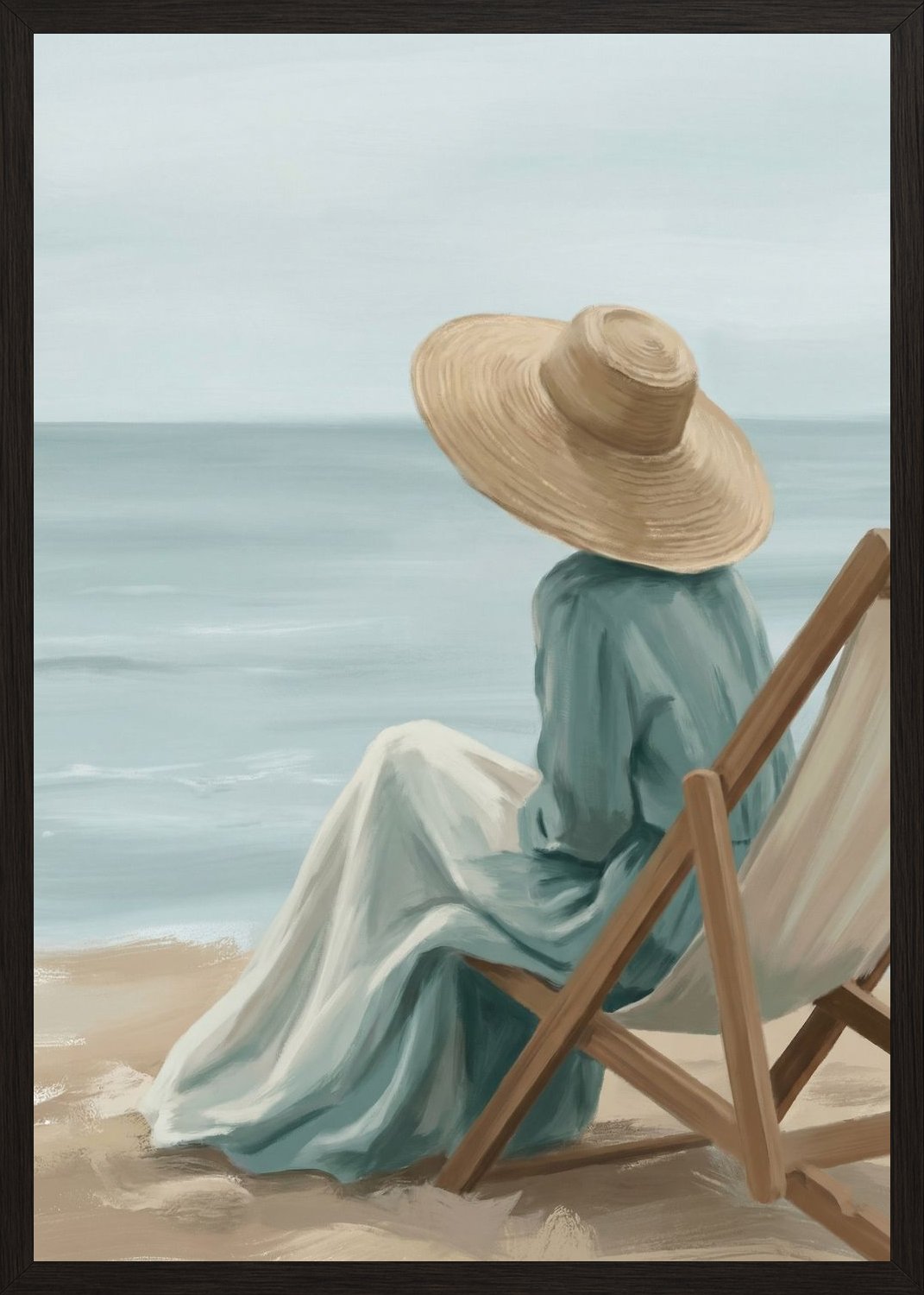 Poster in black frame