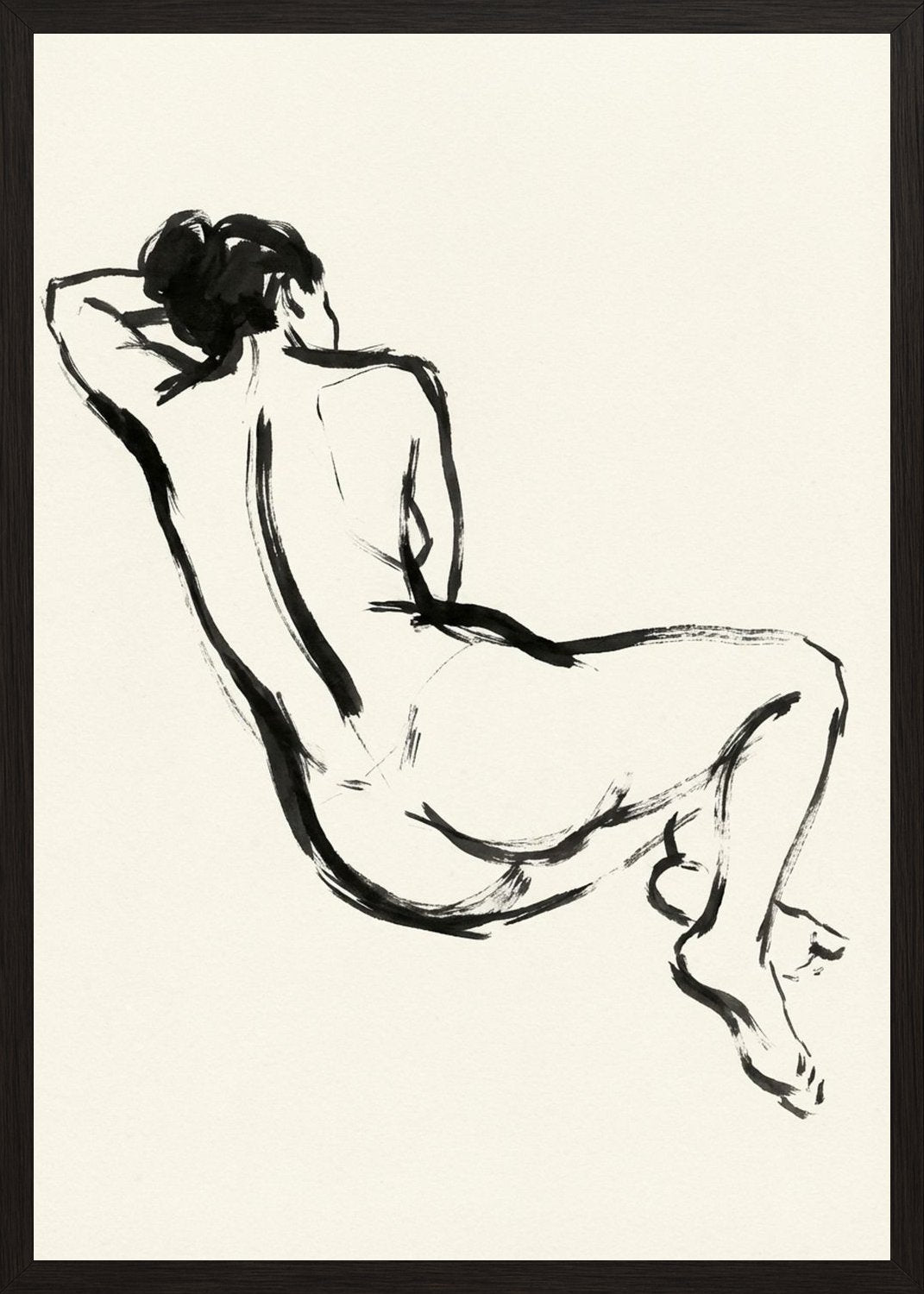 Poster in black frame