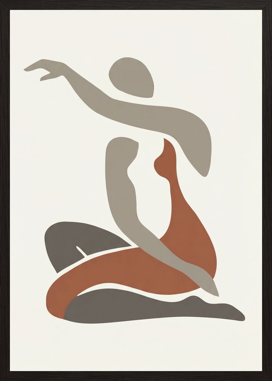 Poster in black frame