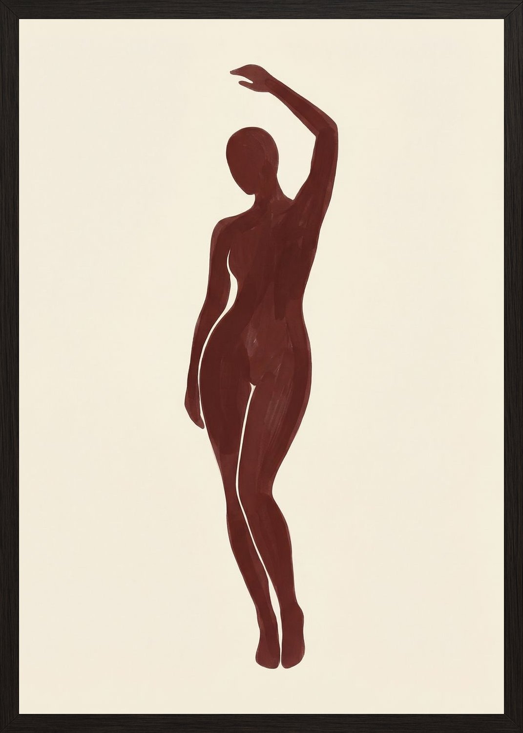 Poster in black frame