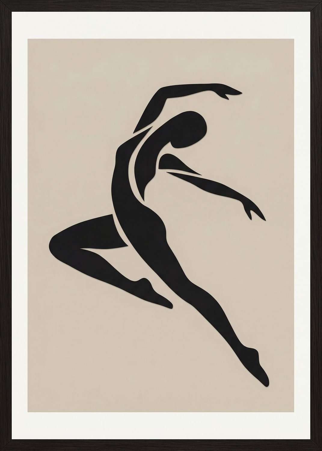 Poster in black frame