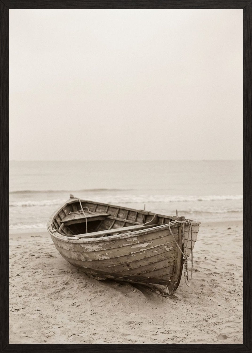 Poster in black frame