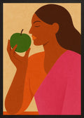 Poster in black frame