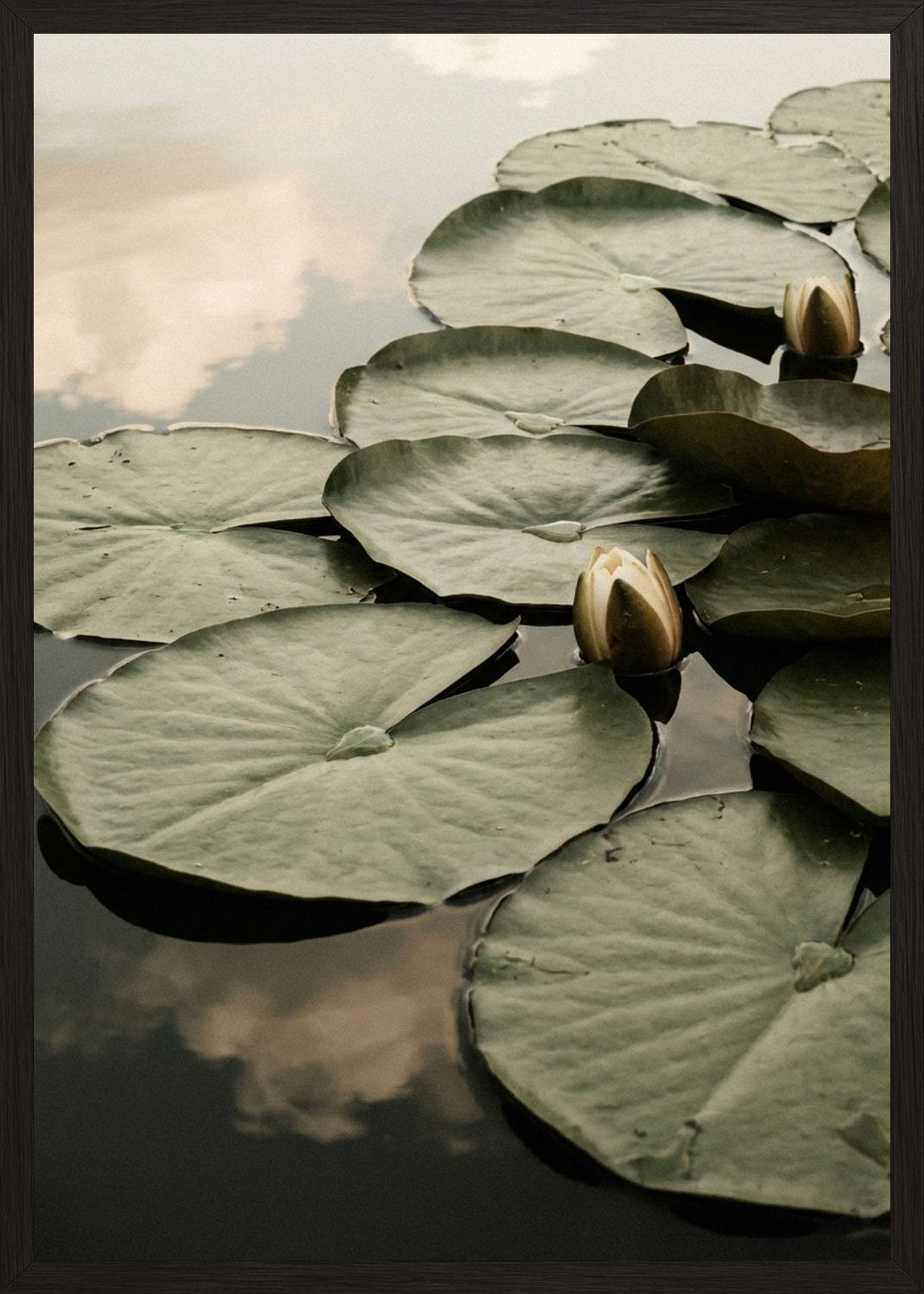 Poster in black frame