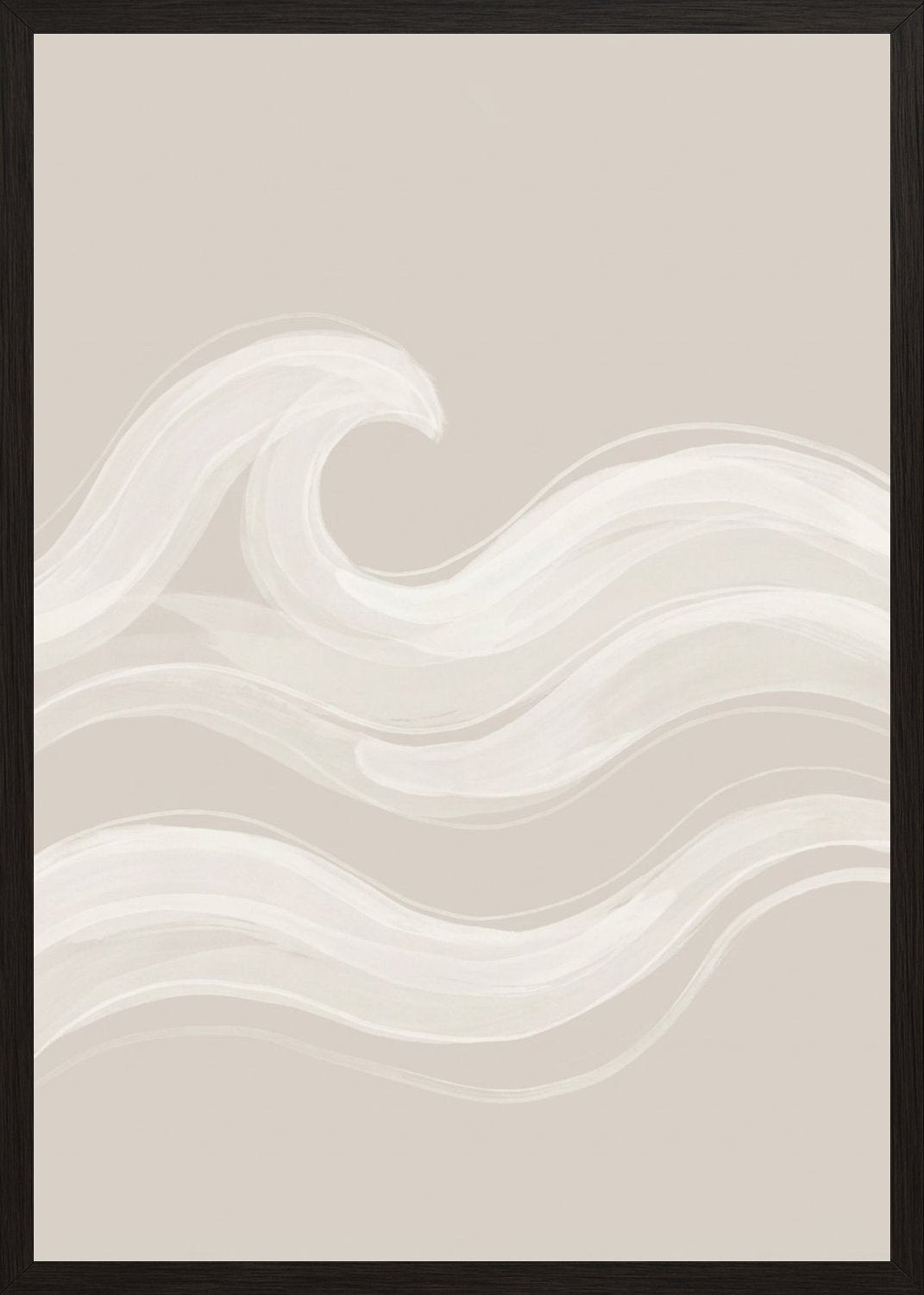 Poster in black frame