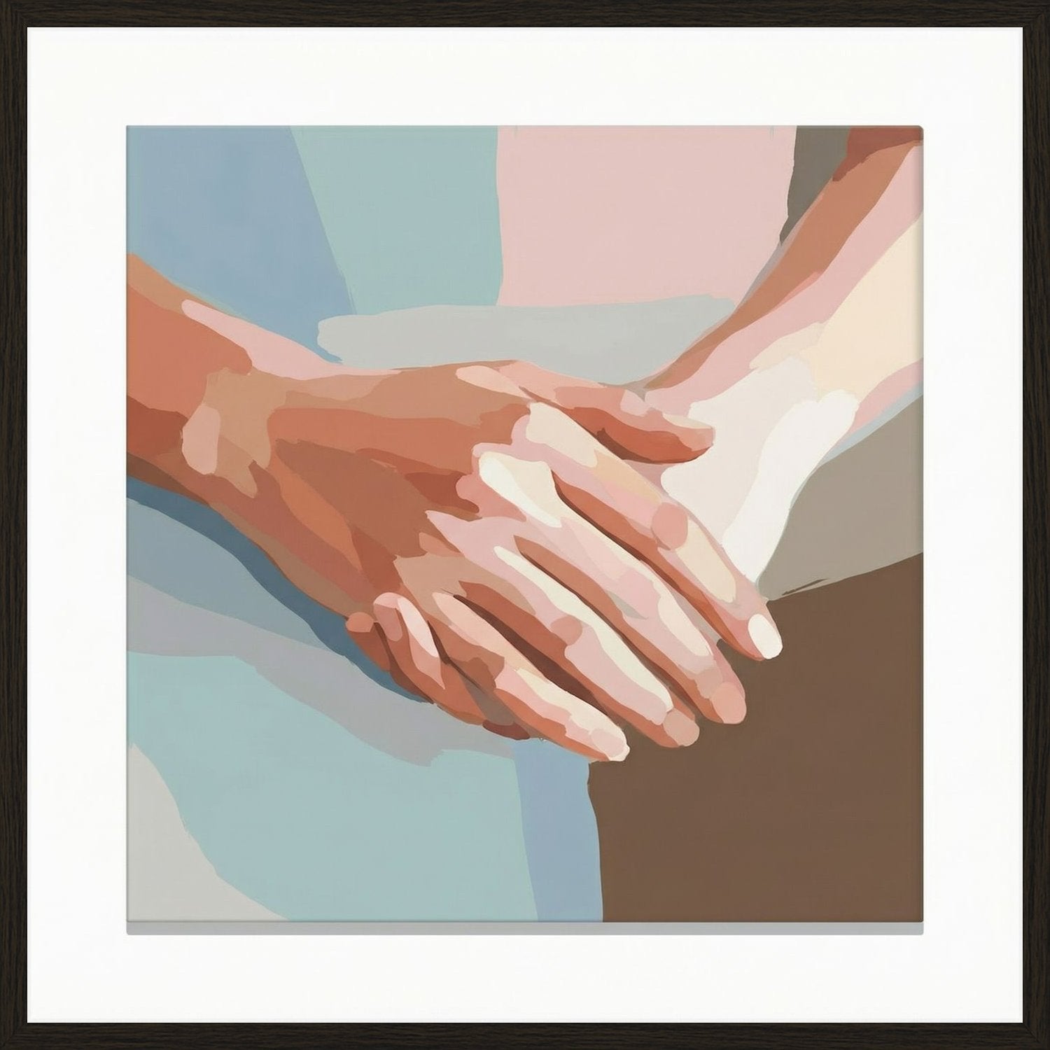 Poster in oak frame