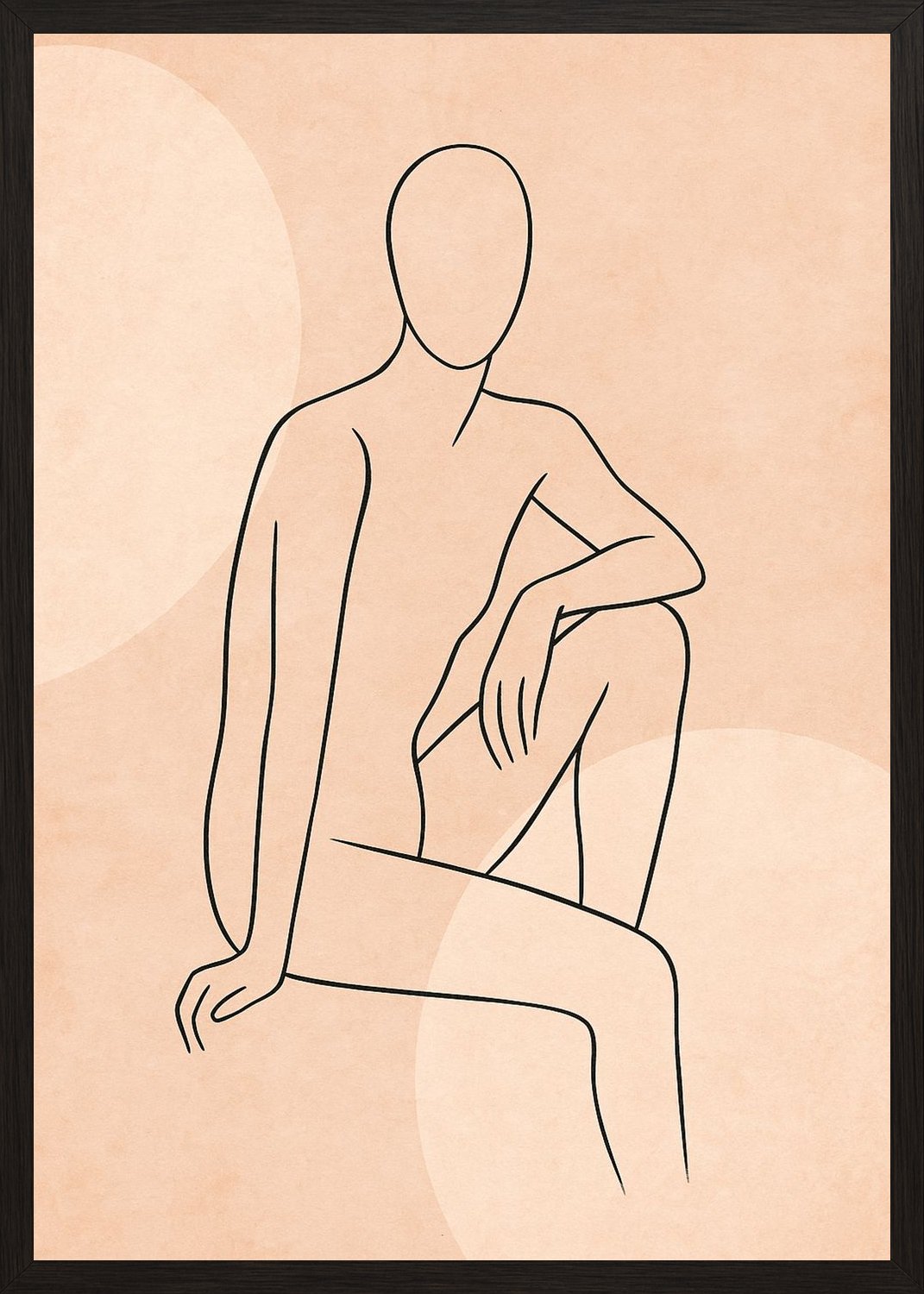 Poster in black frame