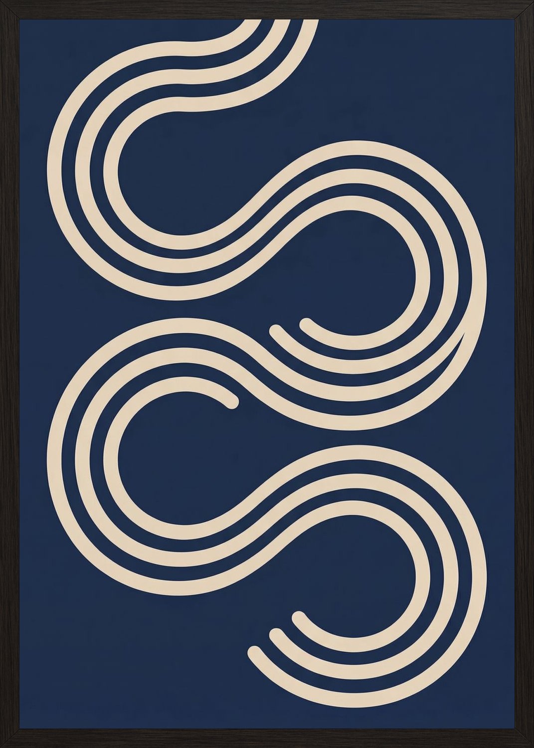Poster in oak frame