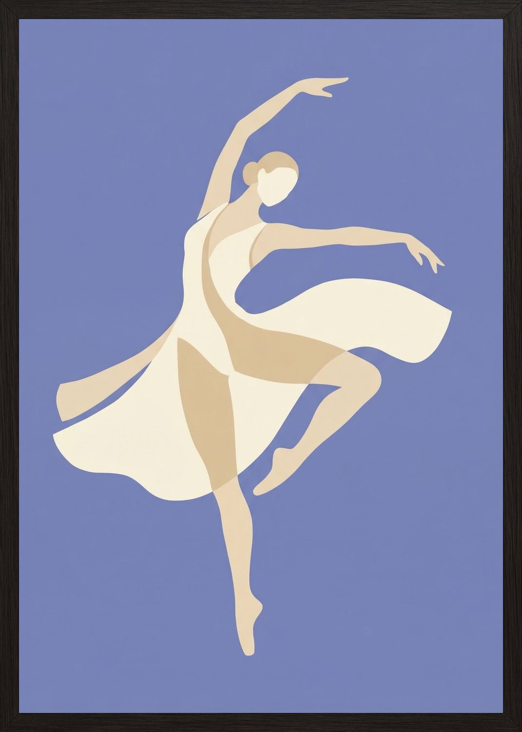 Poster in oak frame