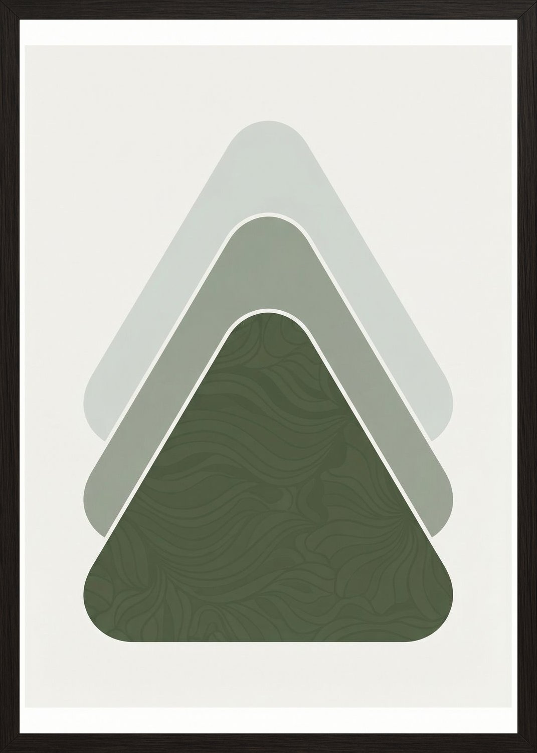 Poster in black frame