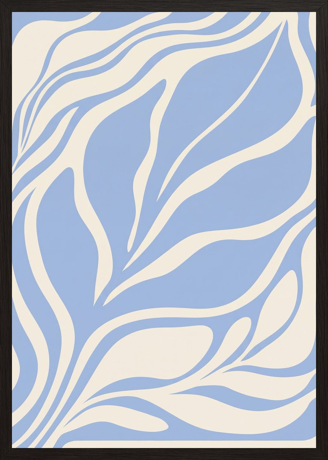 Poster in black frame