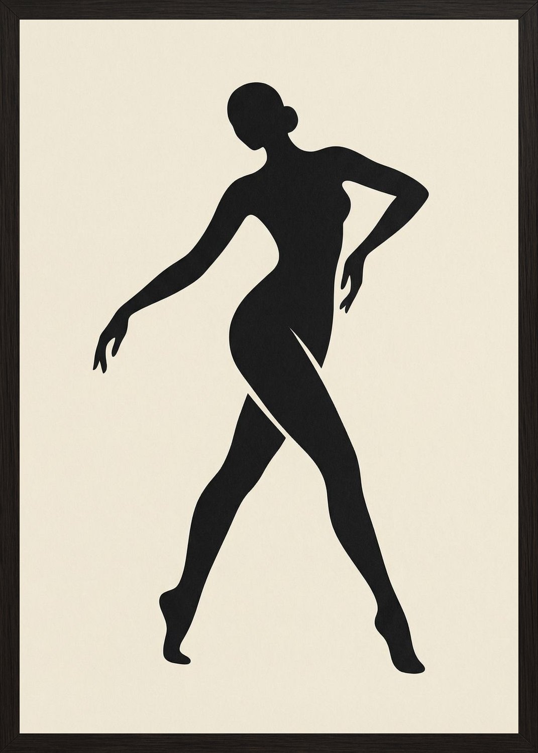 Poster in oak frame