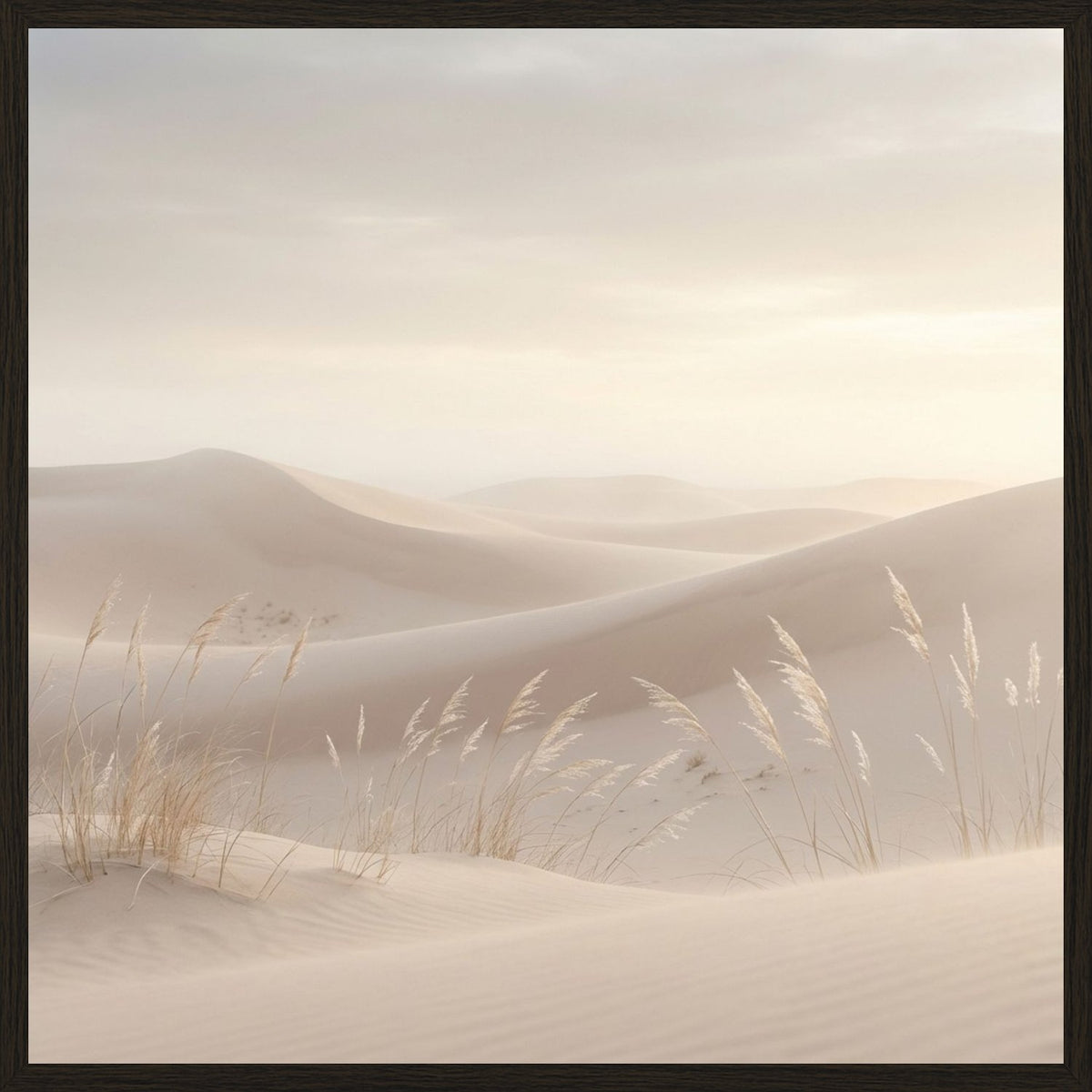 Poster in black frame