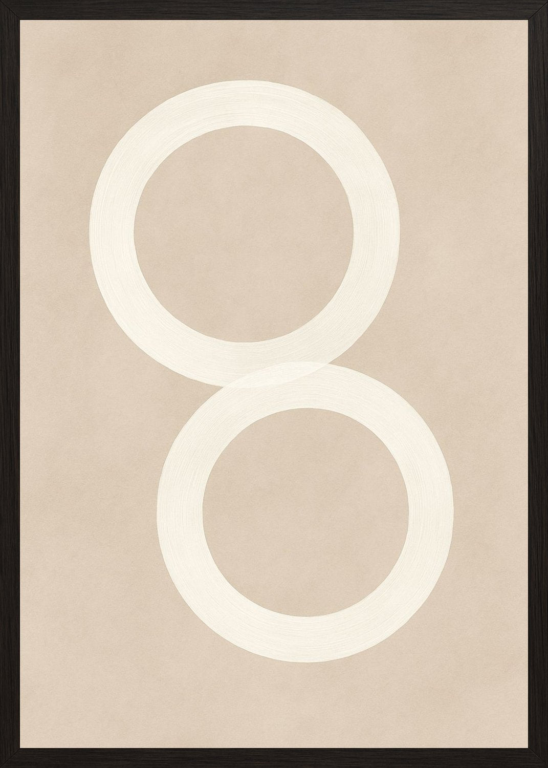 Poster in black frame