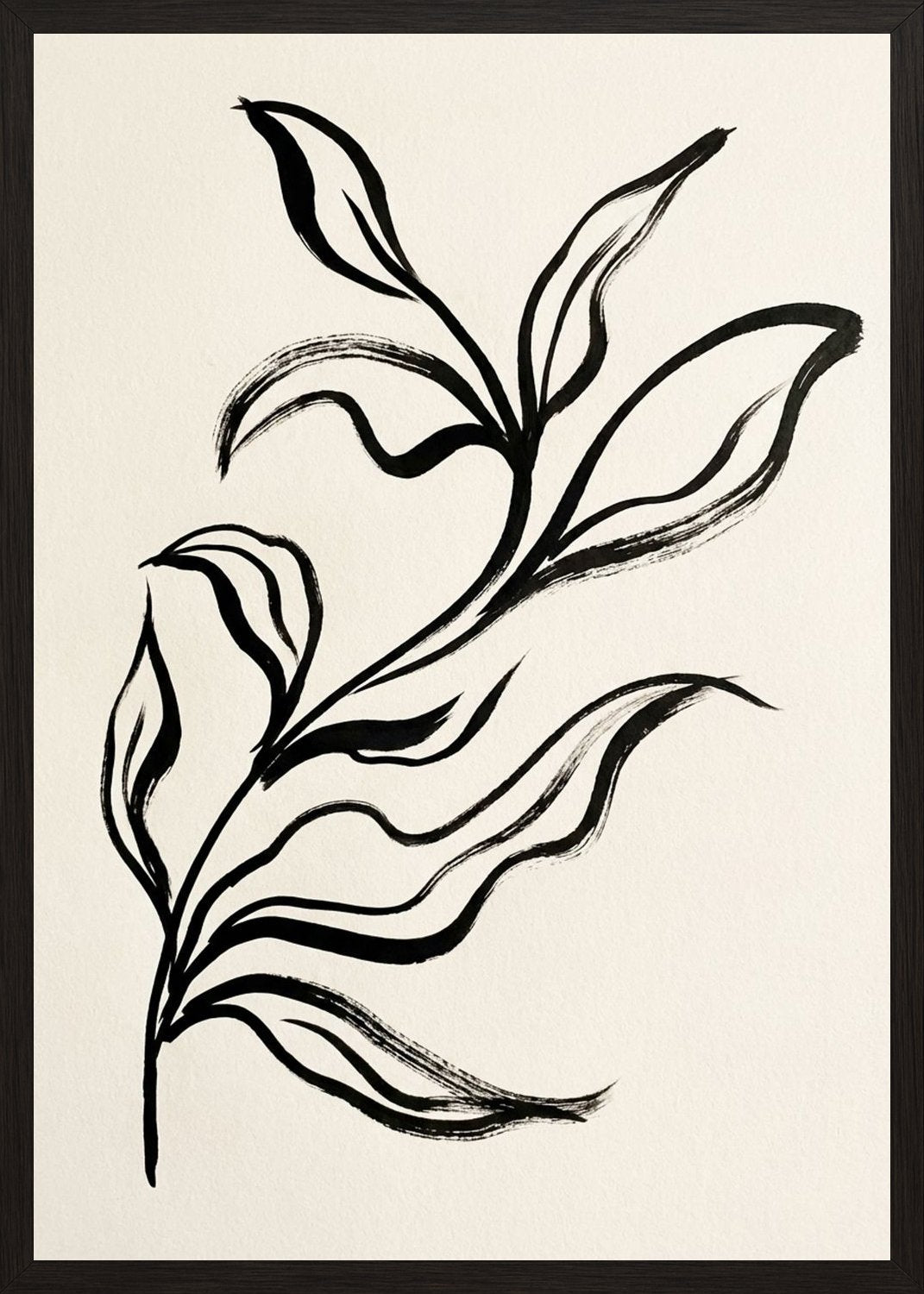 Poster in black frame