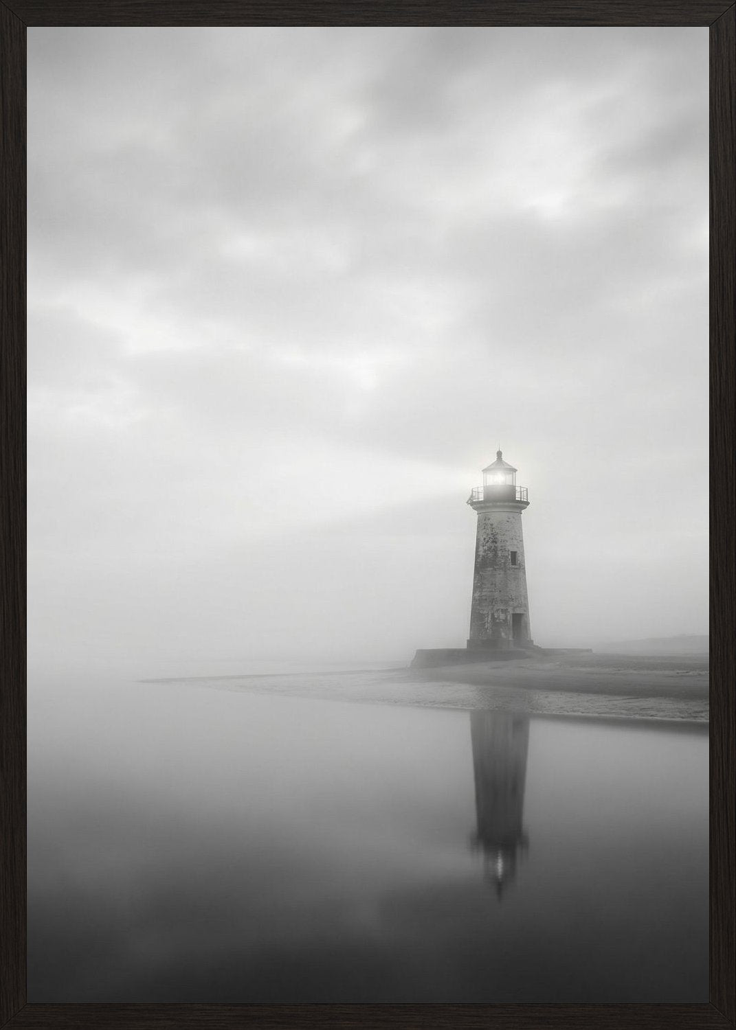 Poster in black frame