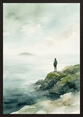 Poster in black frame