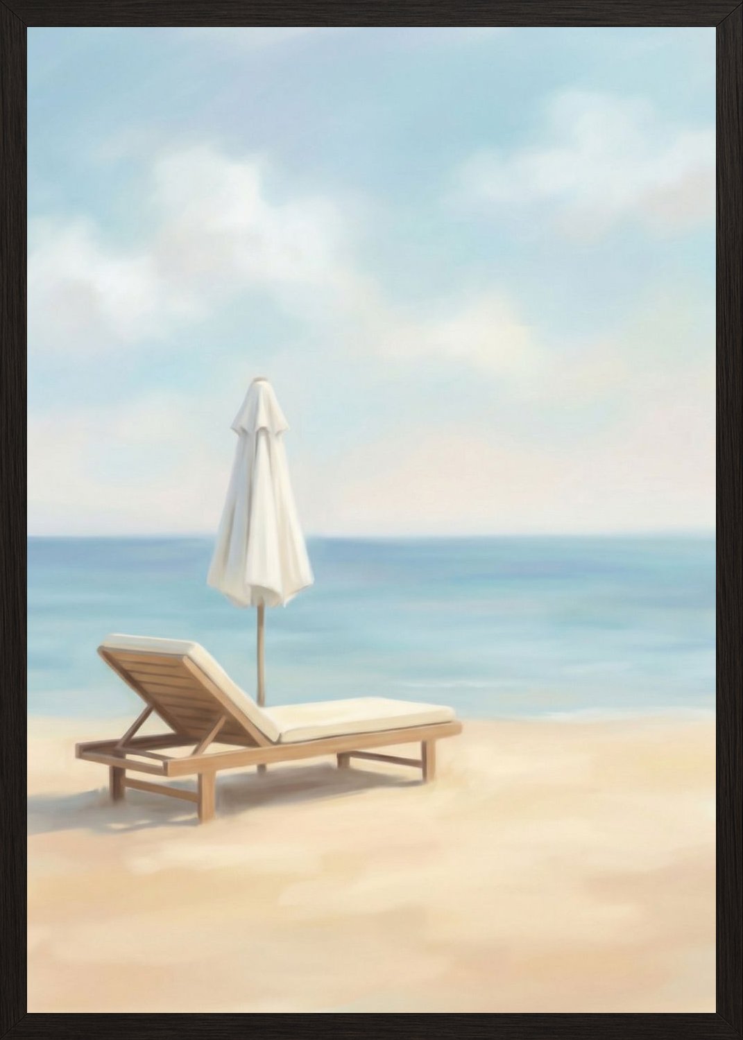 Poster in oak frame