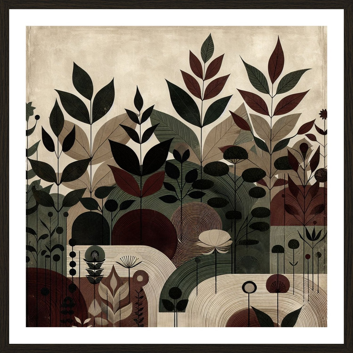 Poster in black frame