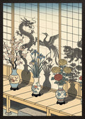 Poster in black frame