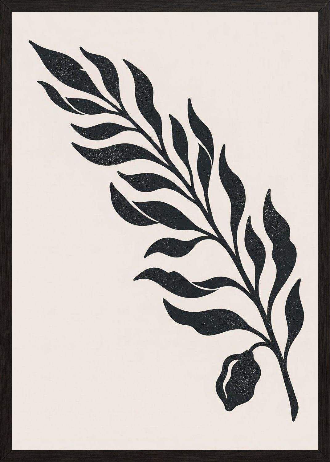 Poster in oak frame