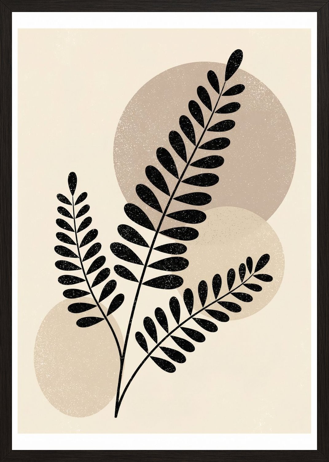 Poster in oak frame