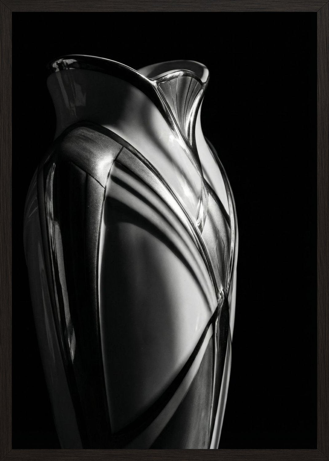 Poster in black frame