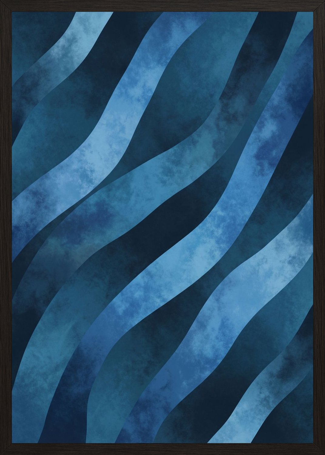 Poster in oak frame