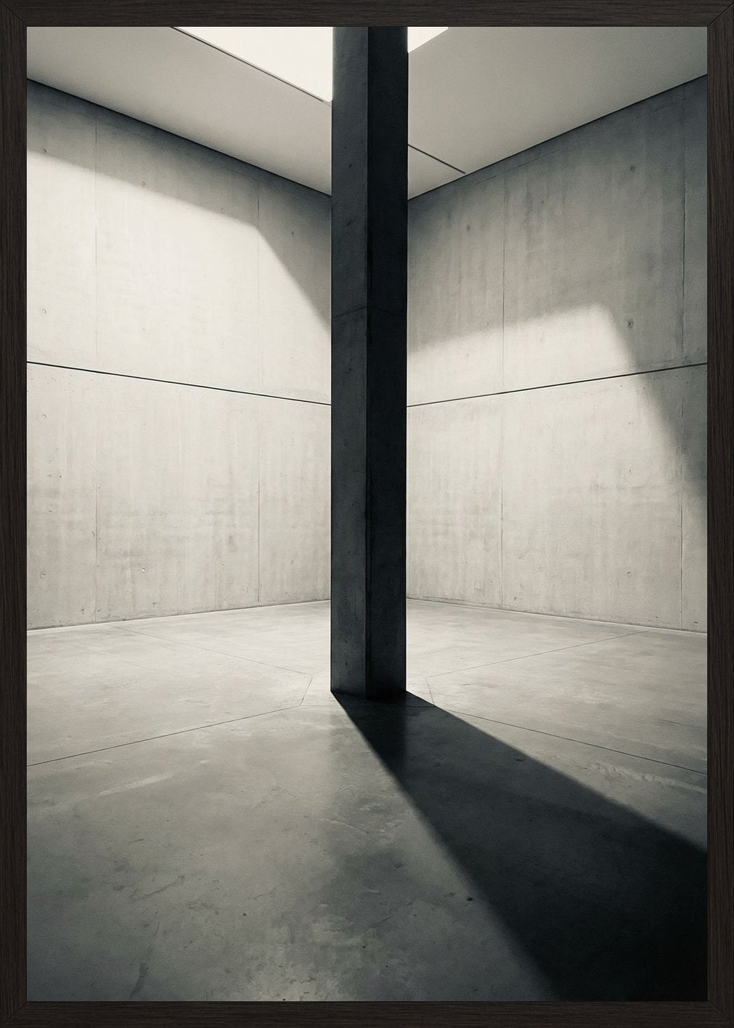 Poster in black frame