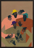 Poster in black frame