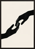 Poster in black frame