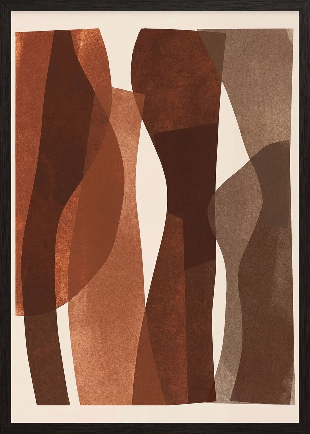 Poster in black frame