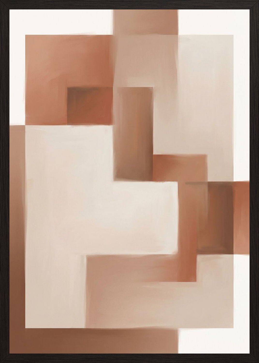 Poster in black frame