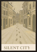 Poster in black frame