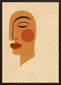 Poster in black frame