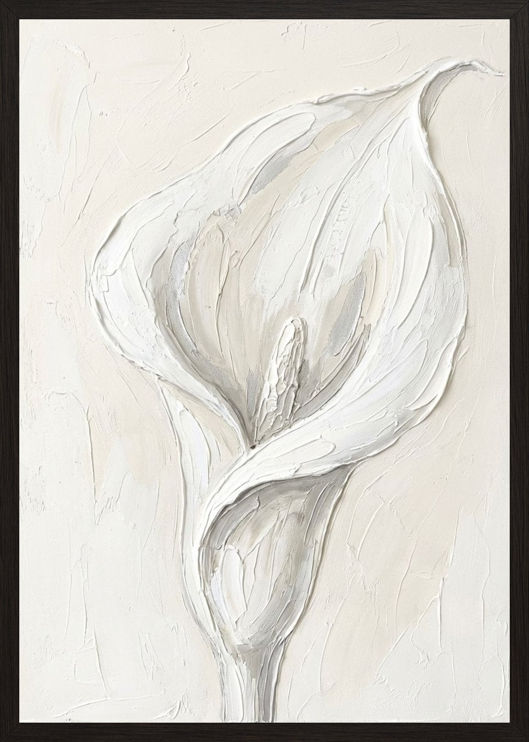 Poster in black frame