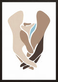 Poster in black frame