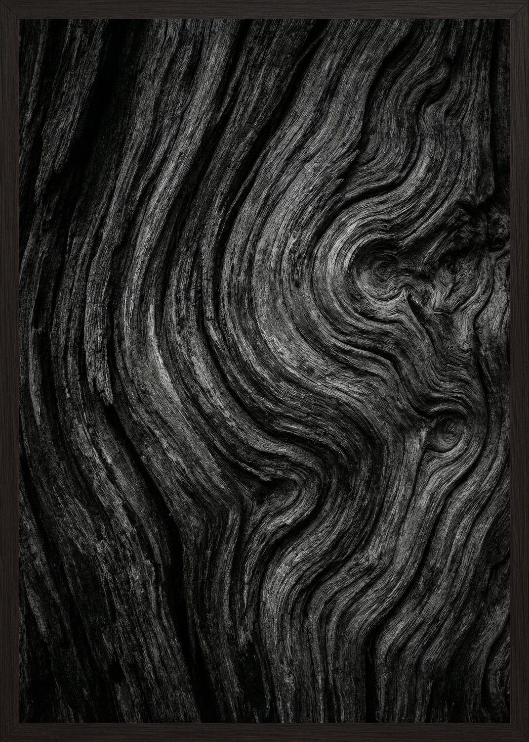 Poster in black frame