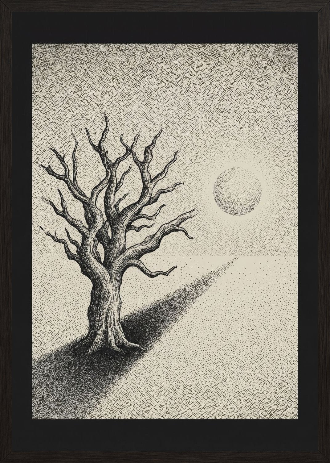 Poster in oak frame