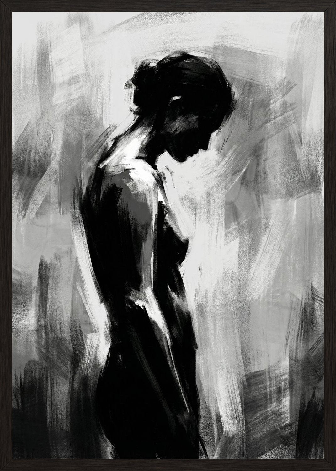 Poster in black frame