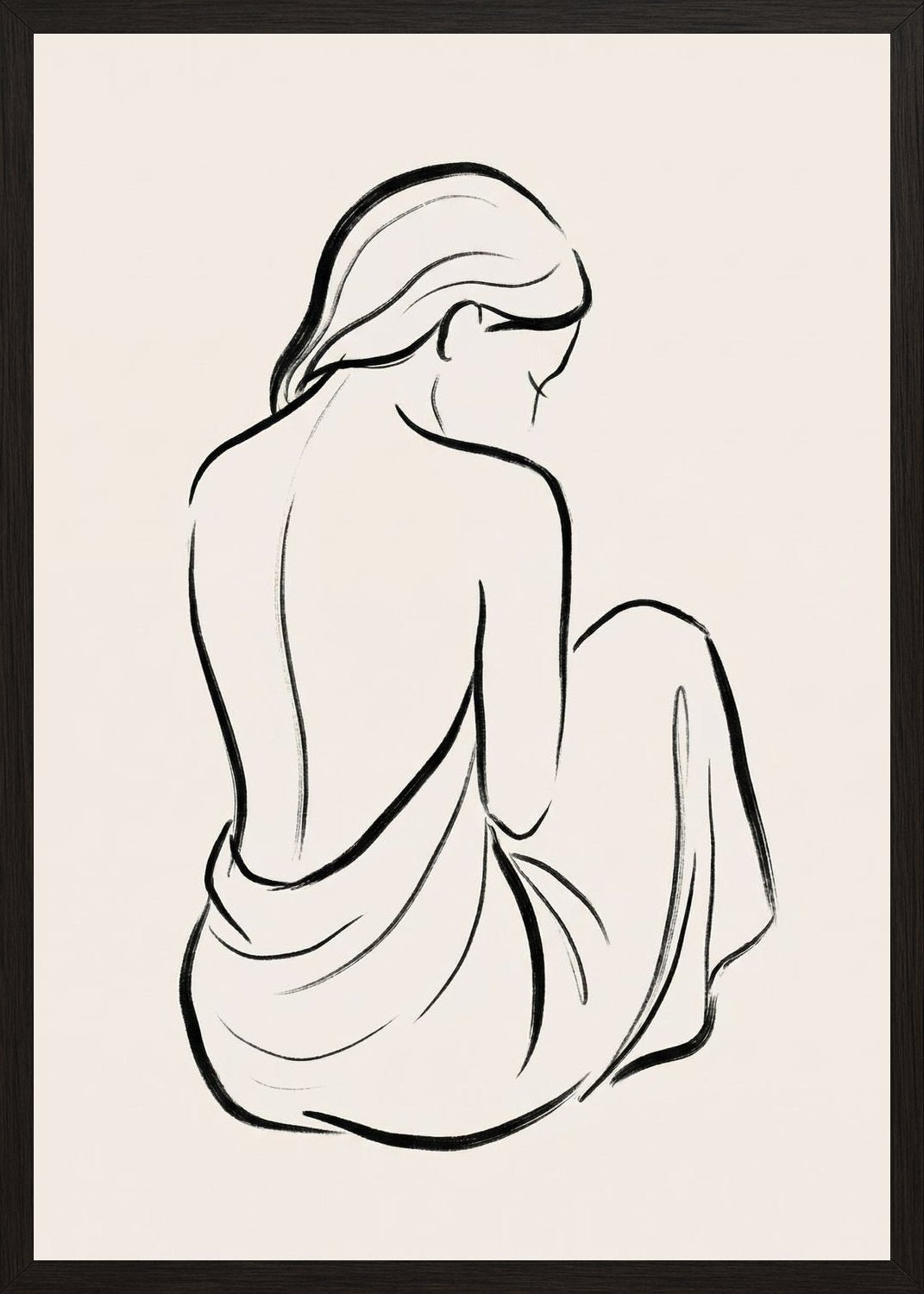 Poster in oak frame