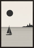 Poster in oak frame