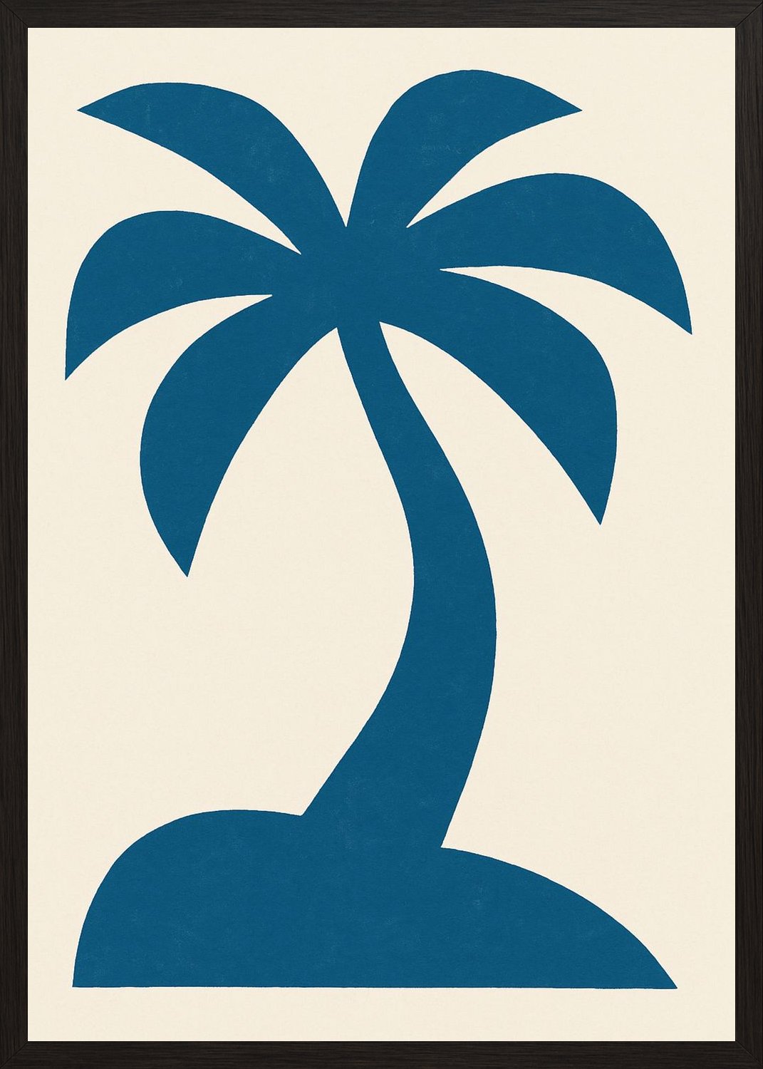 Poster in black frame