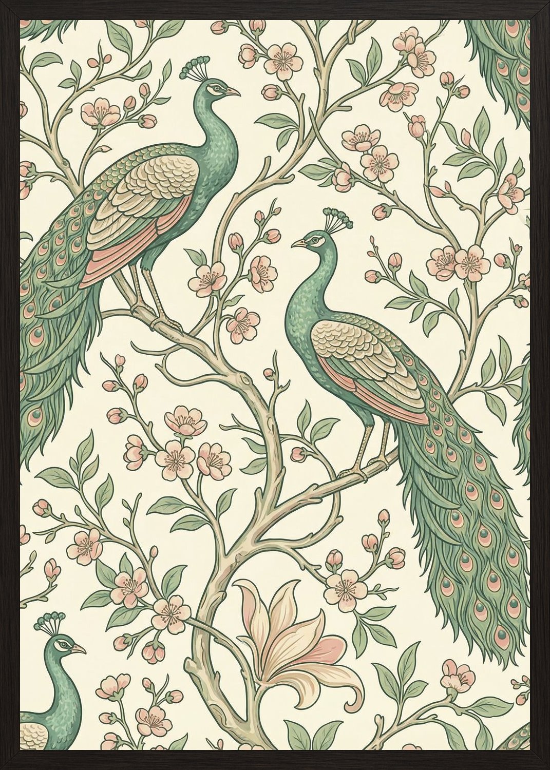 Poster in black frame