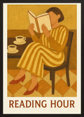 Poster in black frame