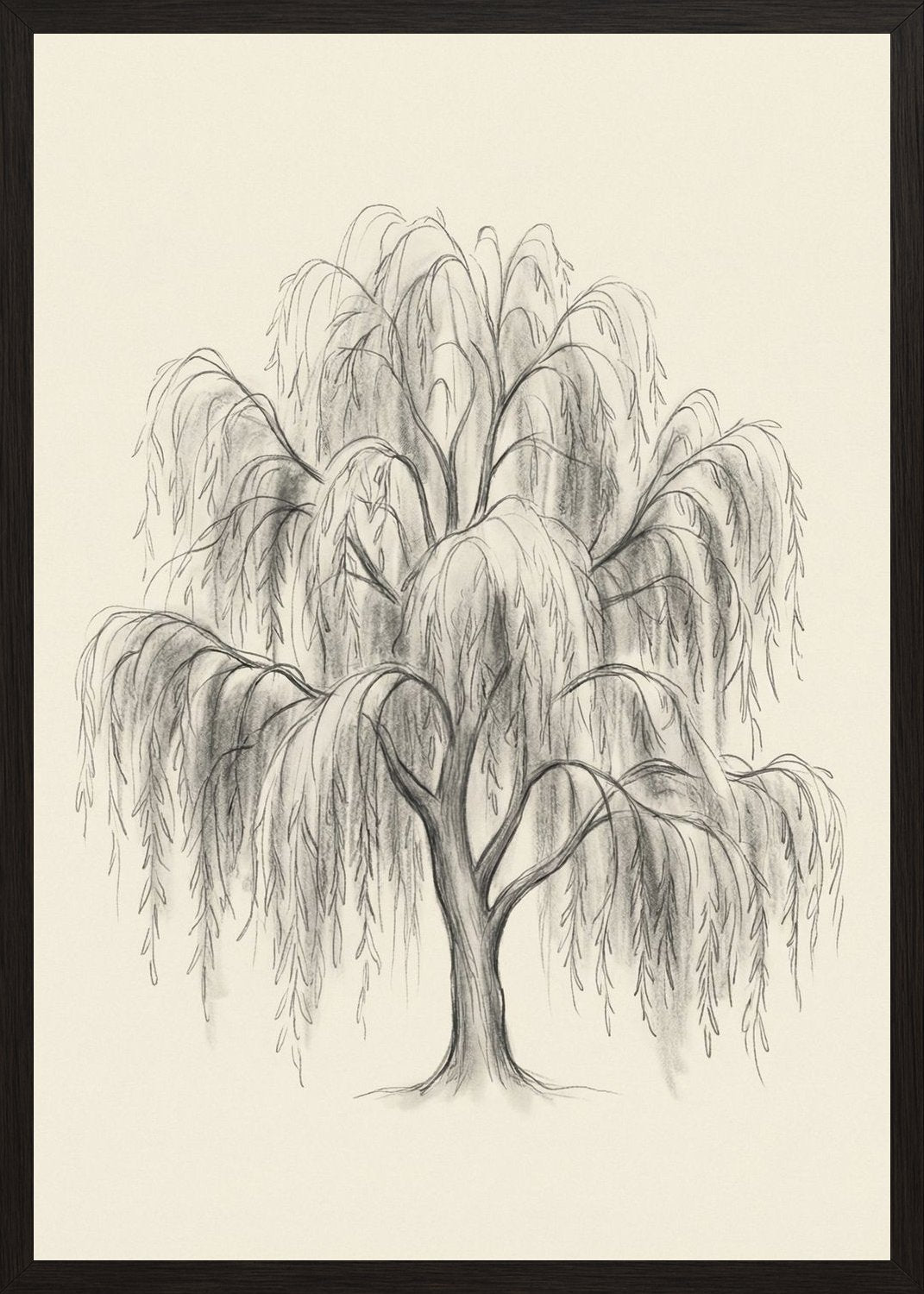 Poster in oak frame
