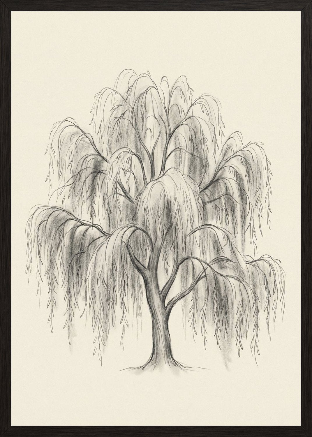 Poster in black frame